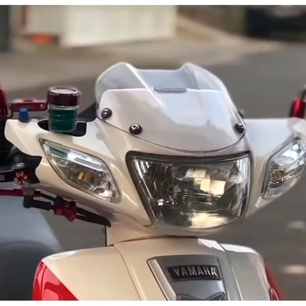 visor Yamaha 125z original bening PNP fizR satria 2T bahan tebal