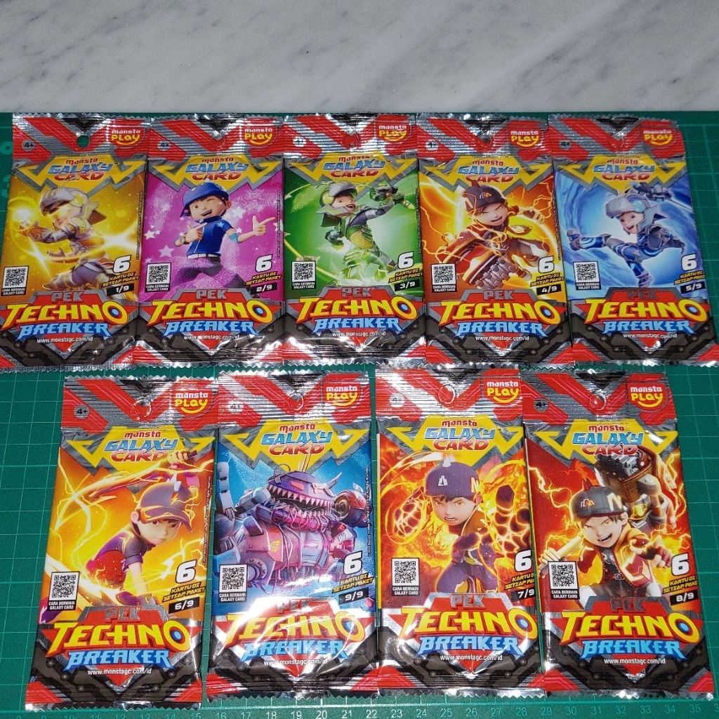 Monsta Galaxy Card "PEK TECHNO BREAKER" (Kartu Boboiboy )