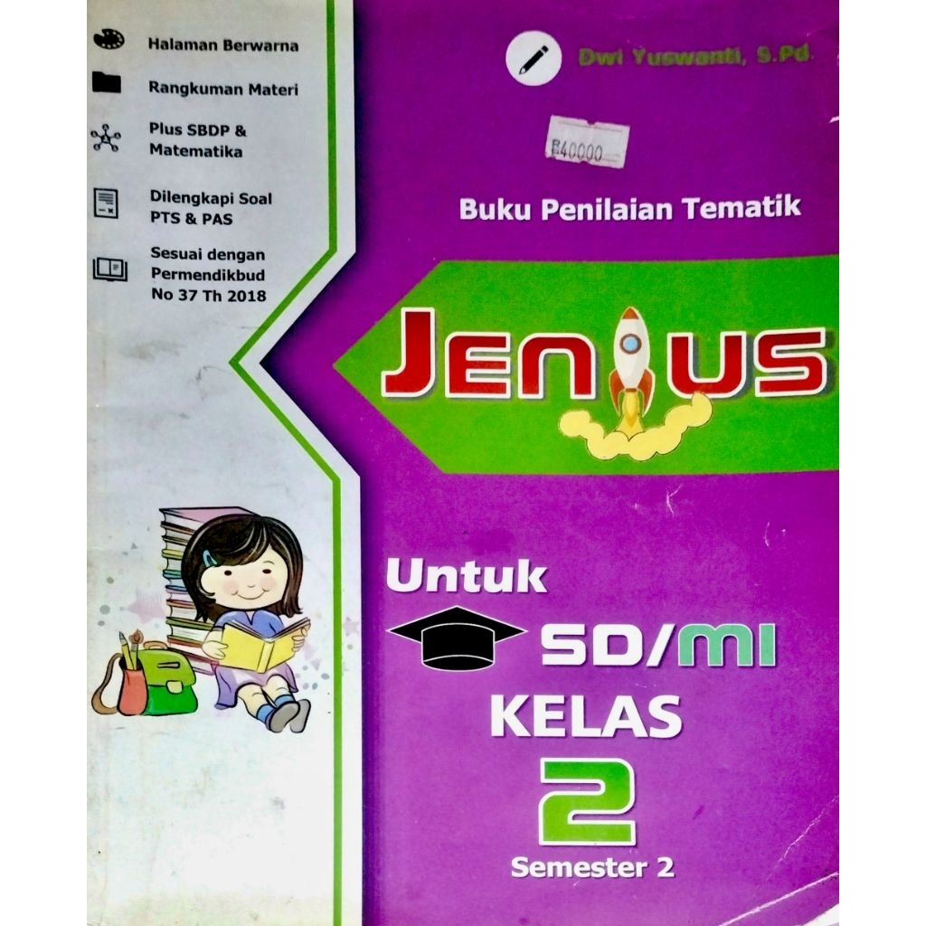 JENIUS BUKU PENILAIAN TEMATIK ( SD KELAS 2 SEMESTER 2 )