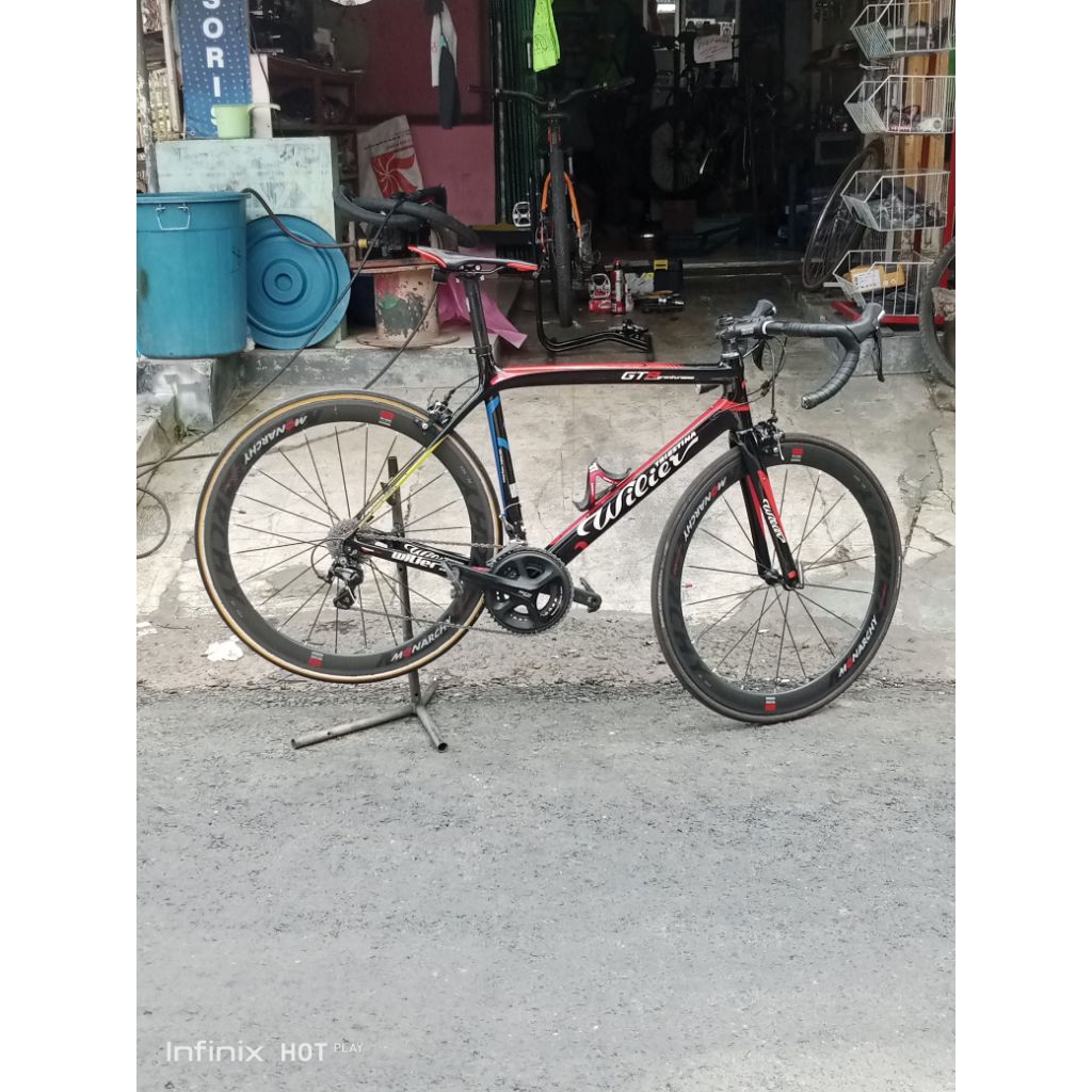 For Sale SEPEDA ROADBIKE WILLIER CARBON triestina GTR kondisi Bekas Size L // Grupset 105 Shimano //