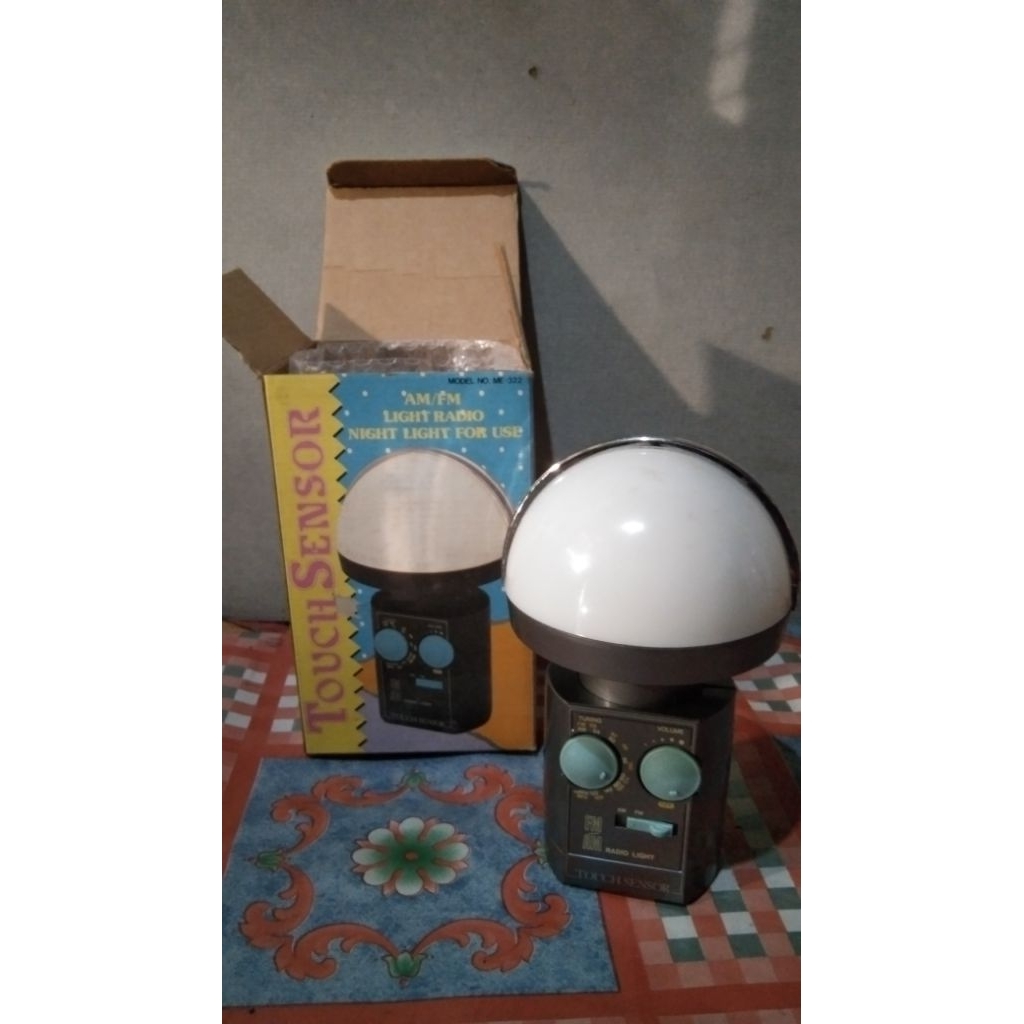 radio jadul lawas retro vintage light Radio touch sensor