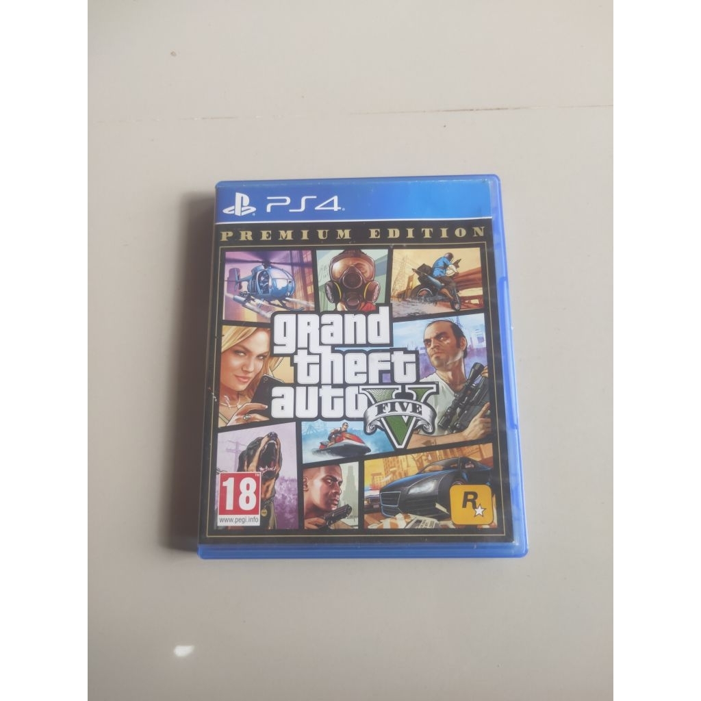 kaset PS4 GTA 5 premium