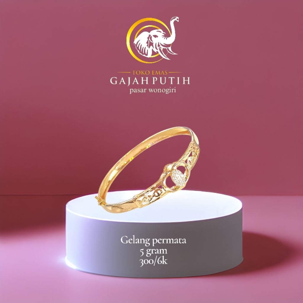 Gelang permata 5 gram