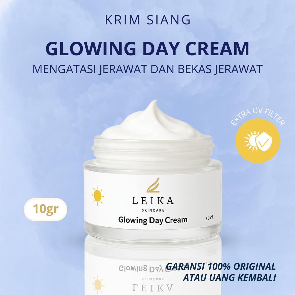 Cream Acne Leika Skincare - Cream Jerawat Bopeng Krim Penghilang Jerawat Obat Jerawat dan Bekasnya