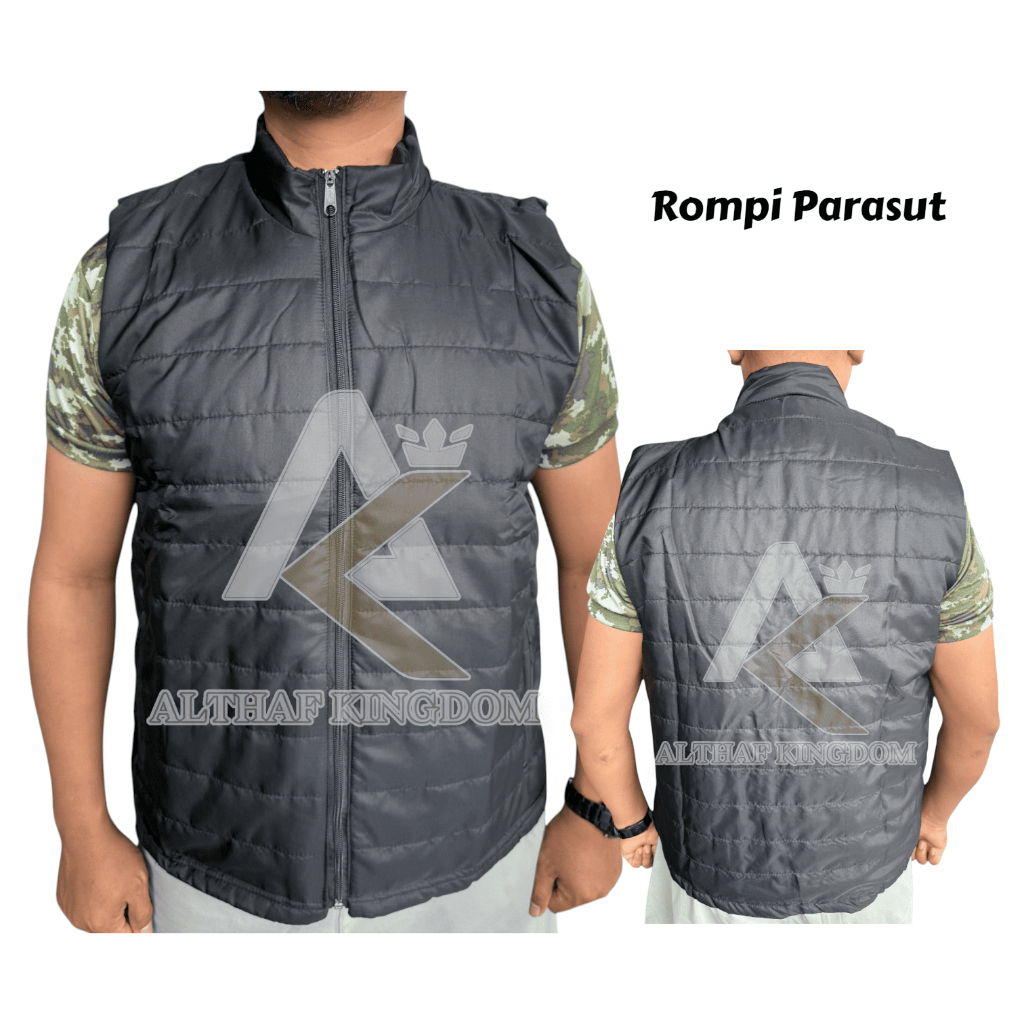 Rompi Motor Pria Parasut Kembung Anti Angin Murah / Rompi Pria keren Rompi Vest Motor Anti Angin Bah