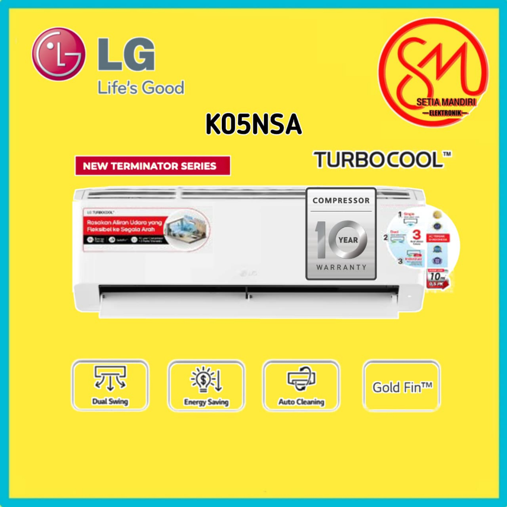 AC Split LG H05TN4 Hercules 1|2 PK