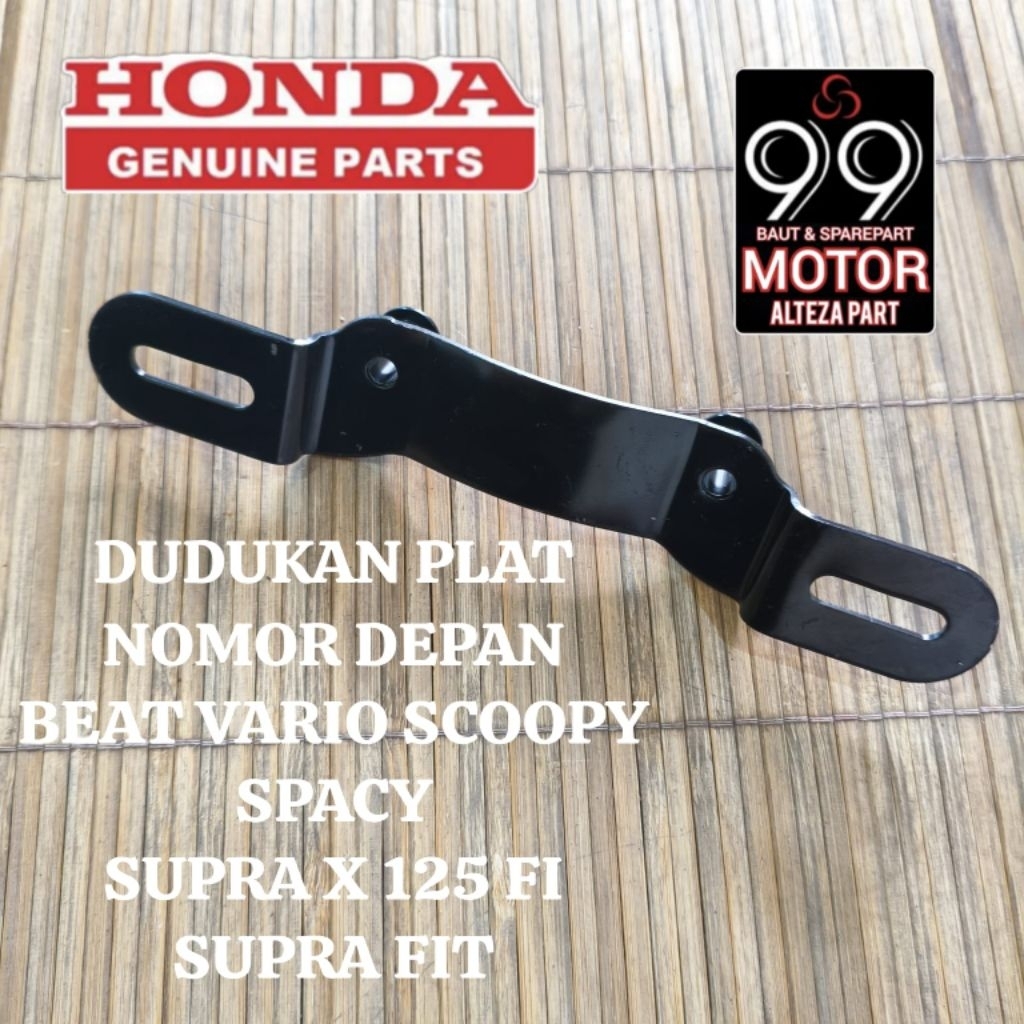 ORIGINAL DUDUKAN PLAT NOMOR BRACKET PLAT NOMOR BEAT VARIO SCOOPY SPACY SUPRA X 125 FI