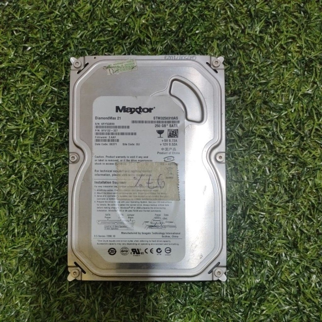 Hardisk MAXTOR 250 GB normal