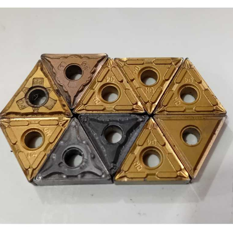 INSERT TNMG16 CARBIDE BEKAS LAYAK PAKAI / Insert TNMG16 Carbide / Insert TNMG16 Carbide Secondhand