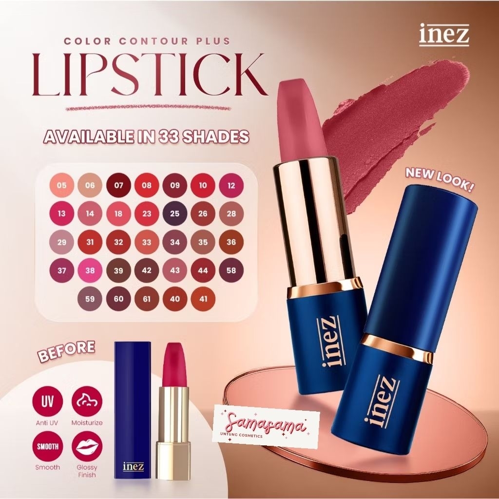 INEZ COLOR CONTOUR PLUS LIPSTICK