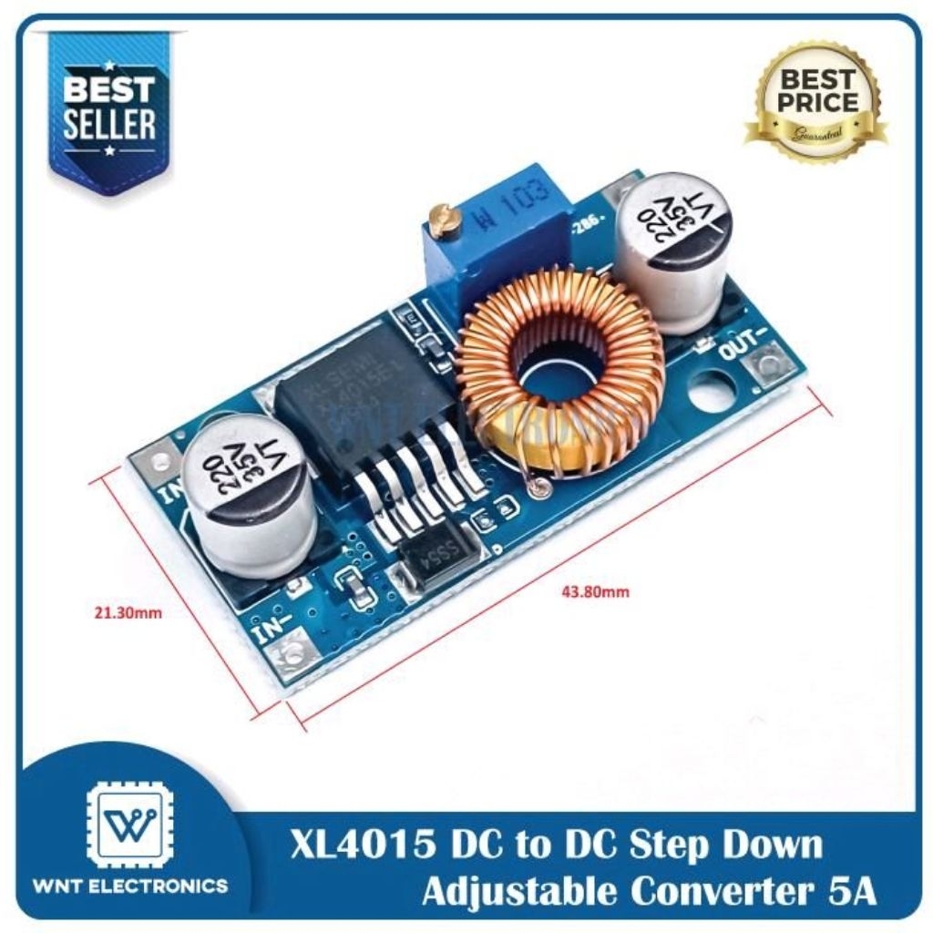 DC to DC XL4015 Step Down Adjustable Converter 5A