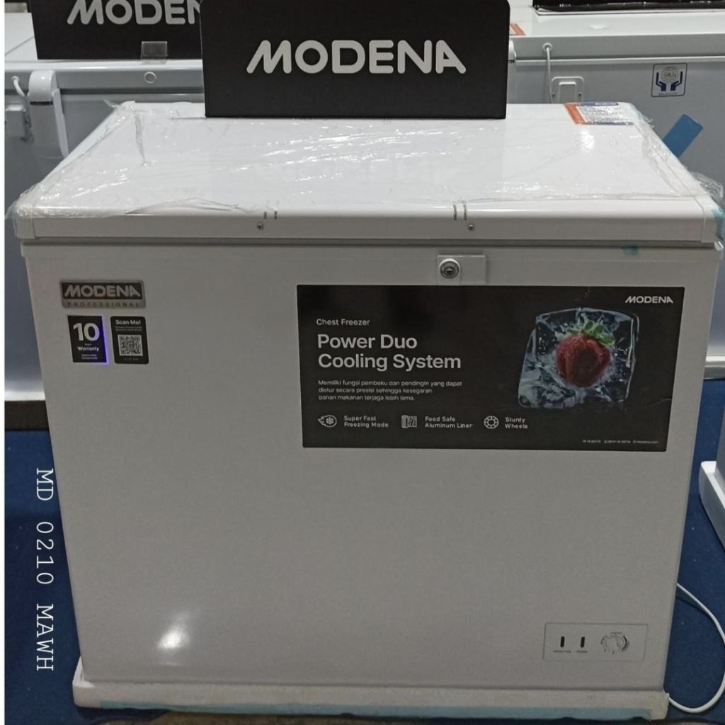 CHEST FREEZER MODENA 200 LITER MD 0211 MAWH