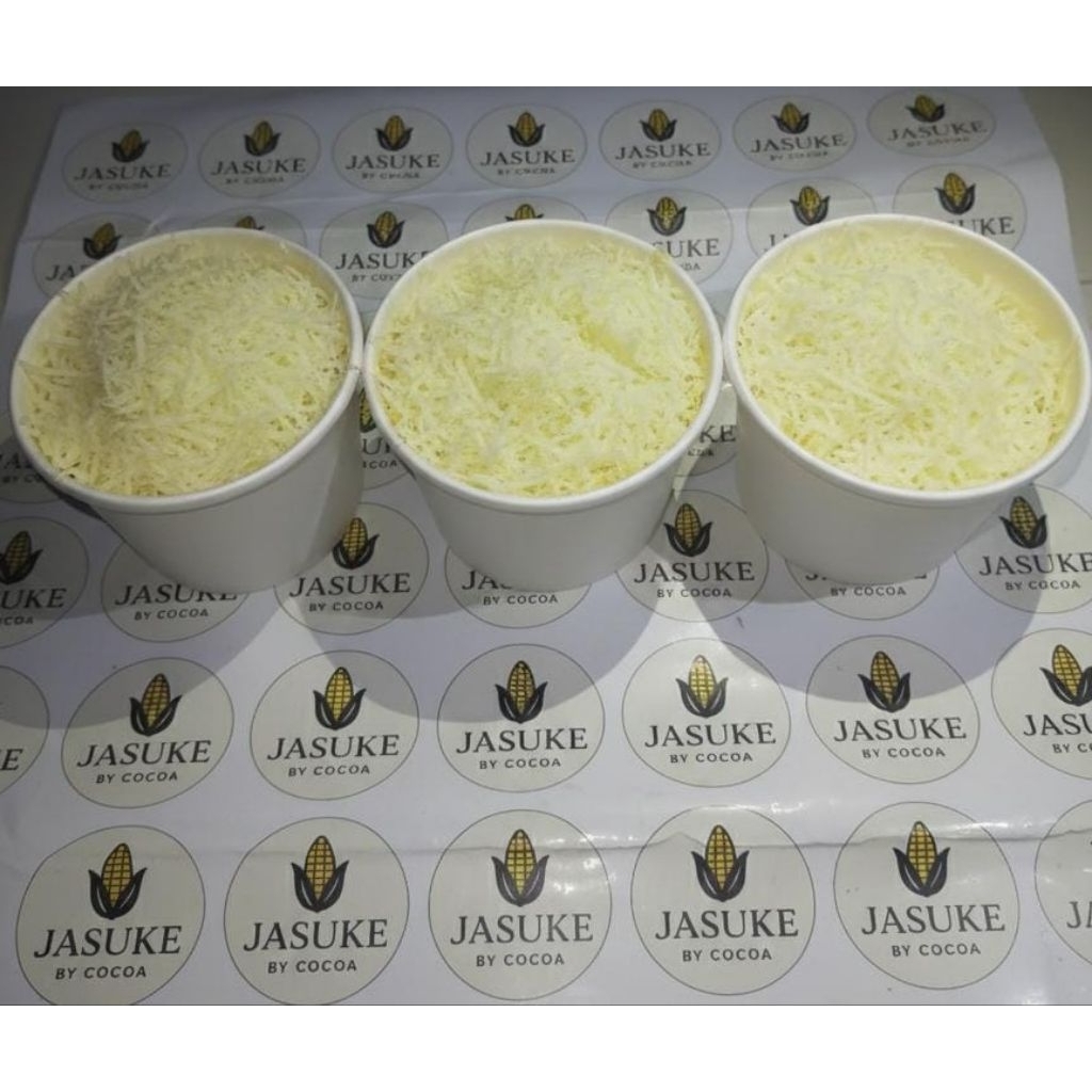 Paket Bundling 3 Cup Jasuke by Cocoa Varian Original – Jagung Susu Creamy Manis Gurih Tanpa Toping, 
