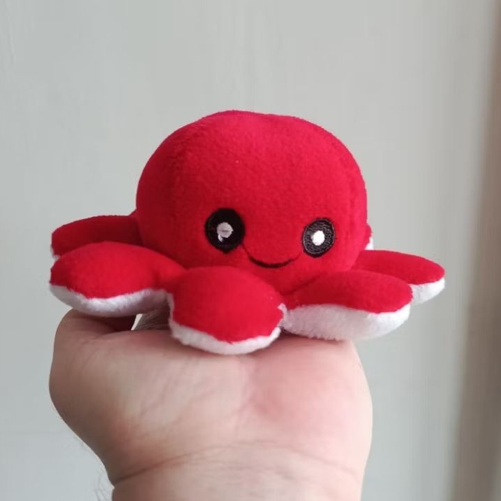Boneka Gurita Merah Red Octopus Stuffed Doll