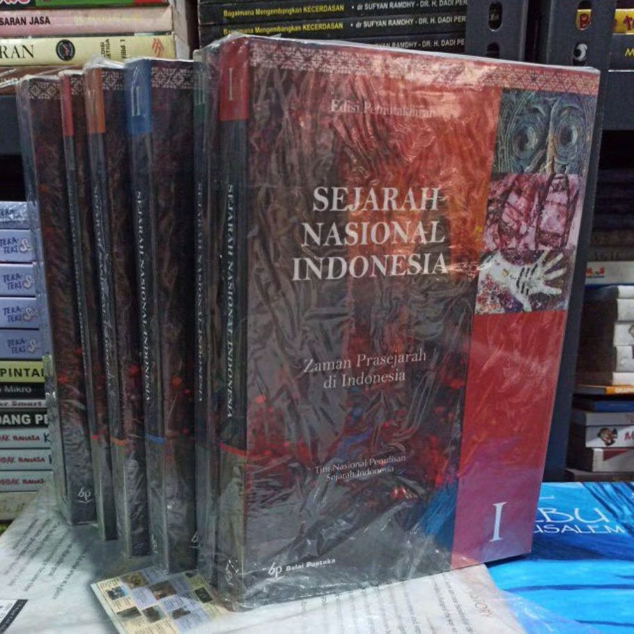 Buku Original SEJARAH NASIONAL INDONESIA PAKET JILID I-VI Baru Stok Lama
