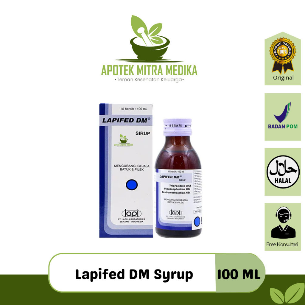 Lapifed DM Syrup 100 mL