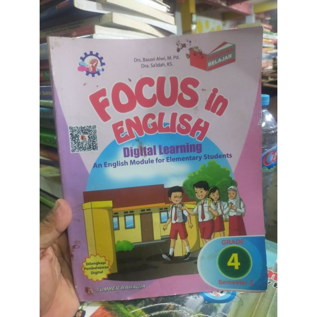 fokus bahasa Inggris kelas 4 digital learning original Asli bekas masih bagus dalam nya