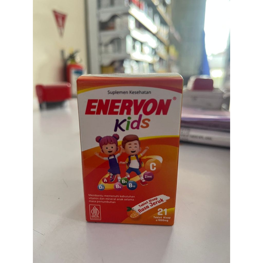 Enervon C Kids Isi 21 Tab Vitamin Anak Lengkap