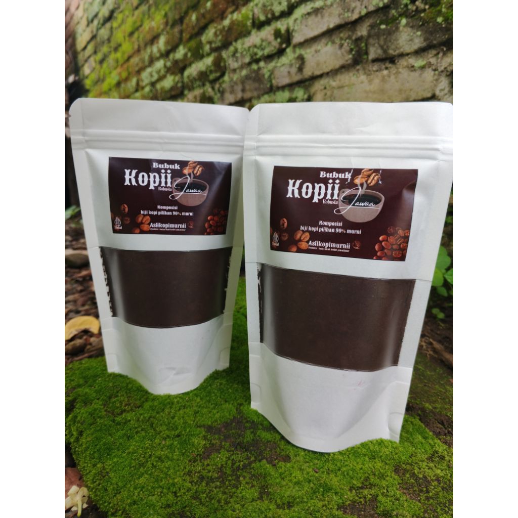 Bubuk kopi ROBUSTA ,Bubuk kopi pilihan premium ,Bubuk kopi ORIGINAL ,Bubuk kopi kemasan 250 grm