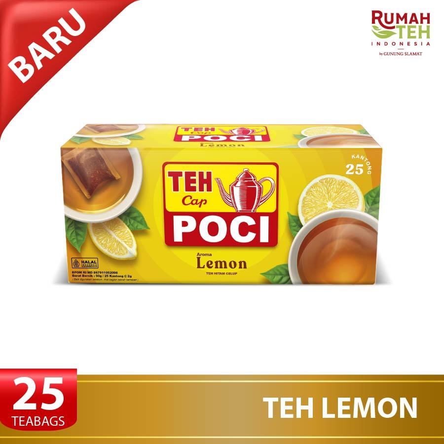 Teh Celup Cap Poci Rasa Lemon 25 Bags - Teh Poci - Tea Bag