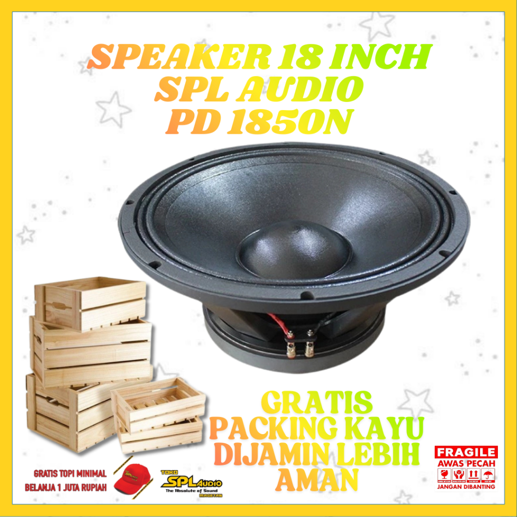 SPL Audio Speaker 18 Inch PD 1850N 1600Watt