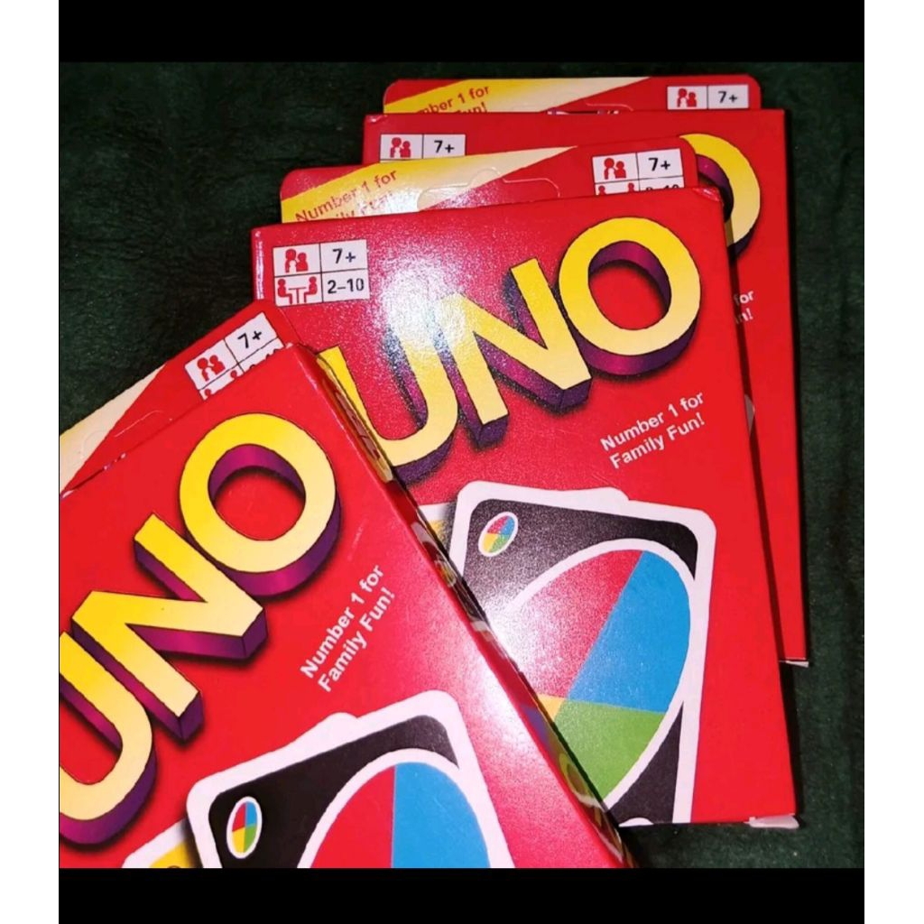 Mainan Kartu Uno Lengkap Spesial Warna 54 Pcs Original Premium