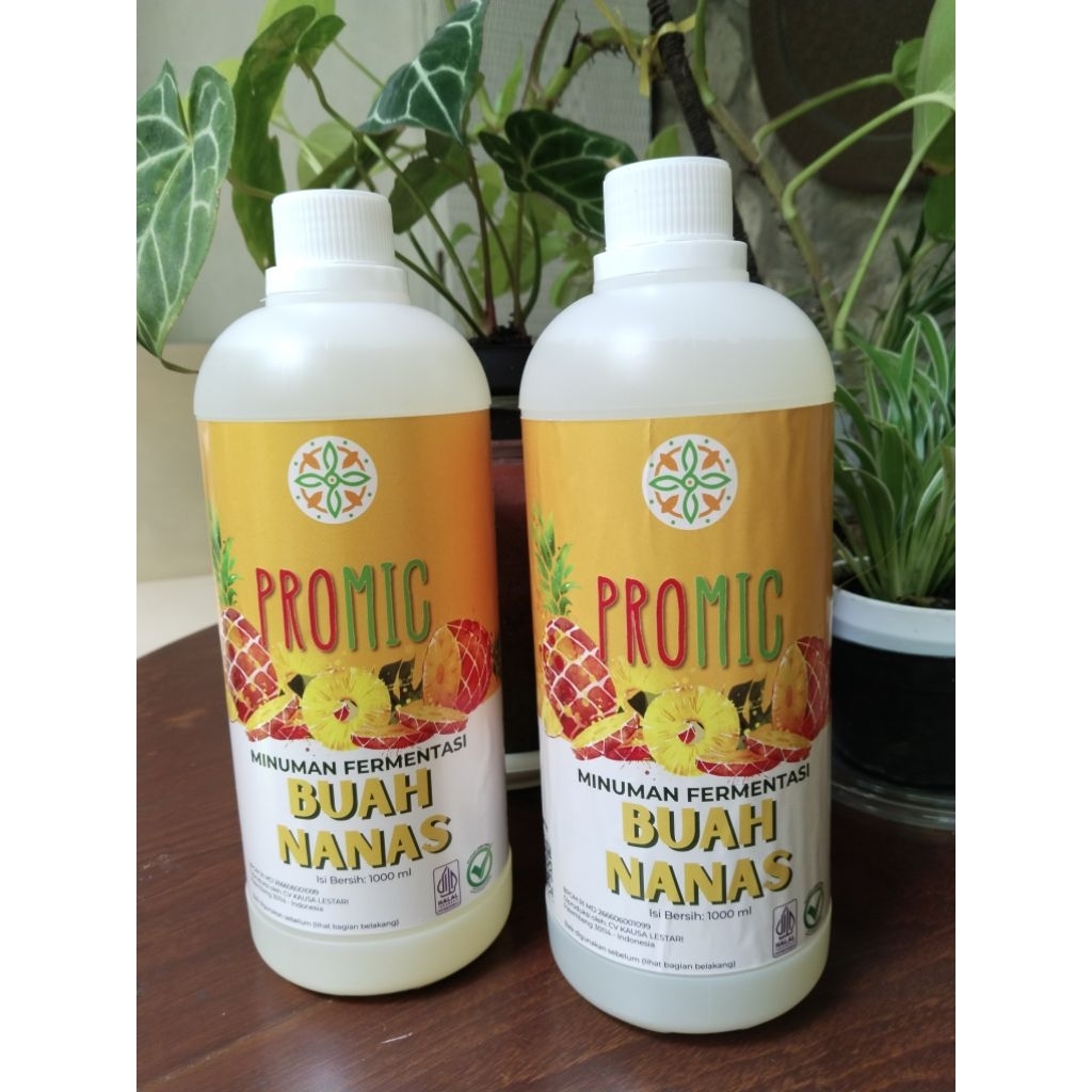 Promic Probiotik Minuman Fermentasi Alami Biang Starter Nanas 1 Liter / 1000ml