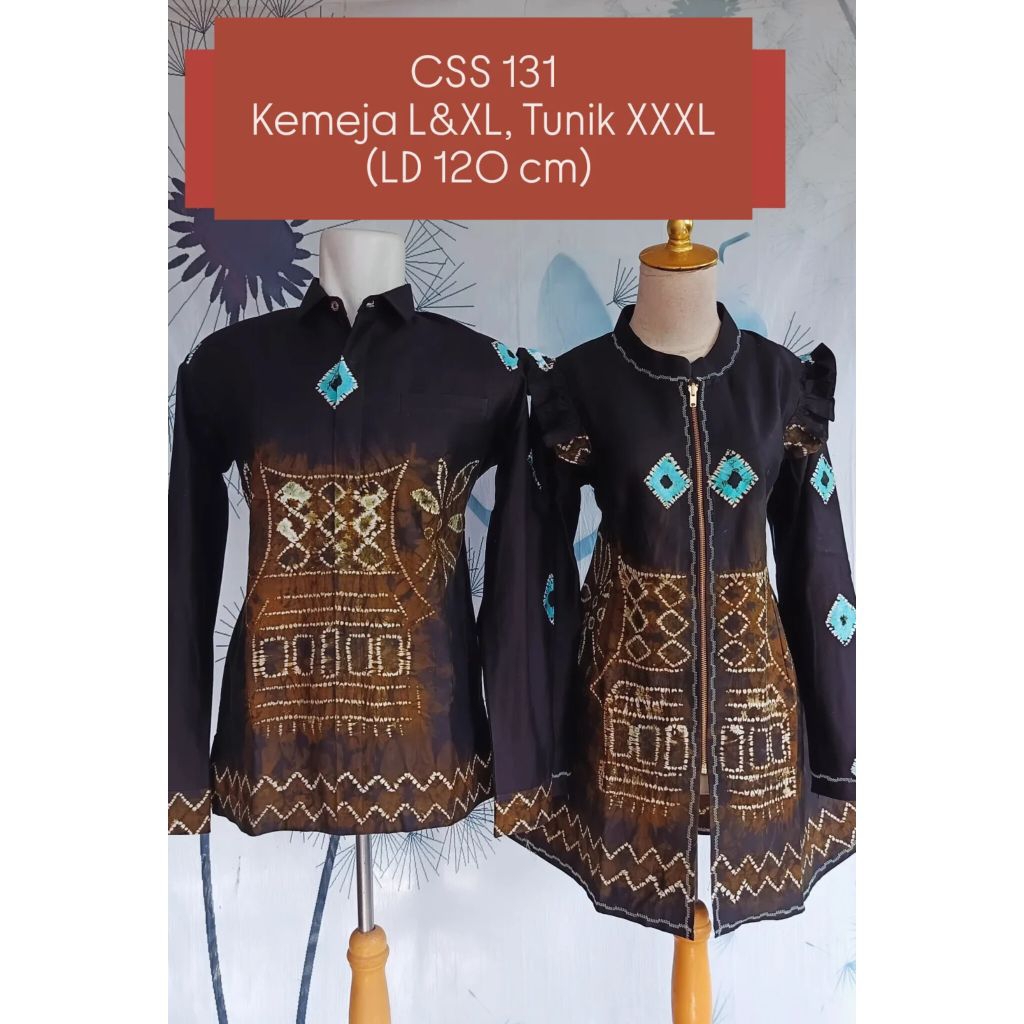 Couple Sasirangan Ritsleting