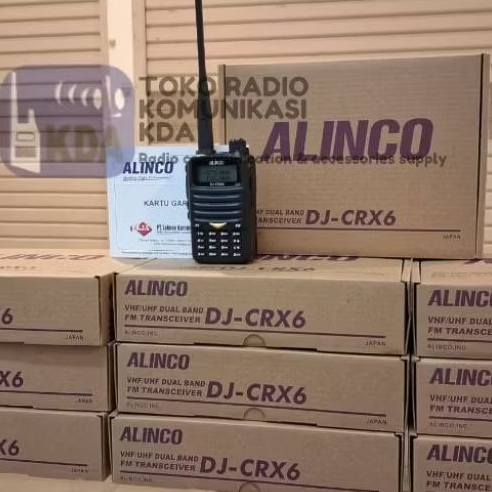 HT ALINCO DJ-CRX6| DUAL BAND RADIO | HT ALINCO MURAH | FREKUENSI VHF DAN UHF 350 | HT ALINCO CRX 6 |