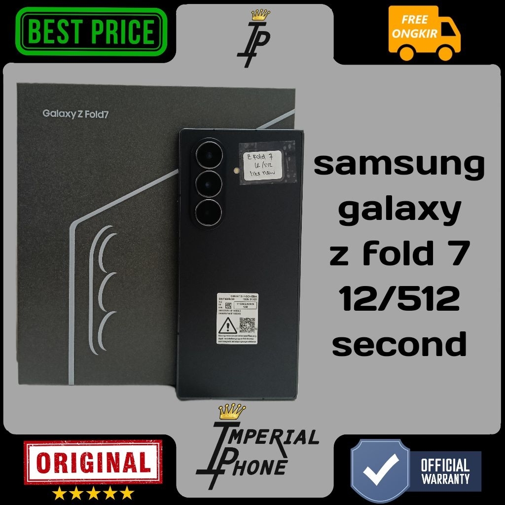 samsung galaxy z fold 7 5g 12/512 second