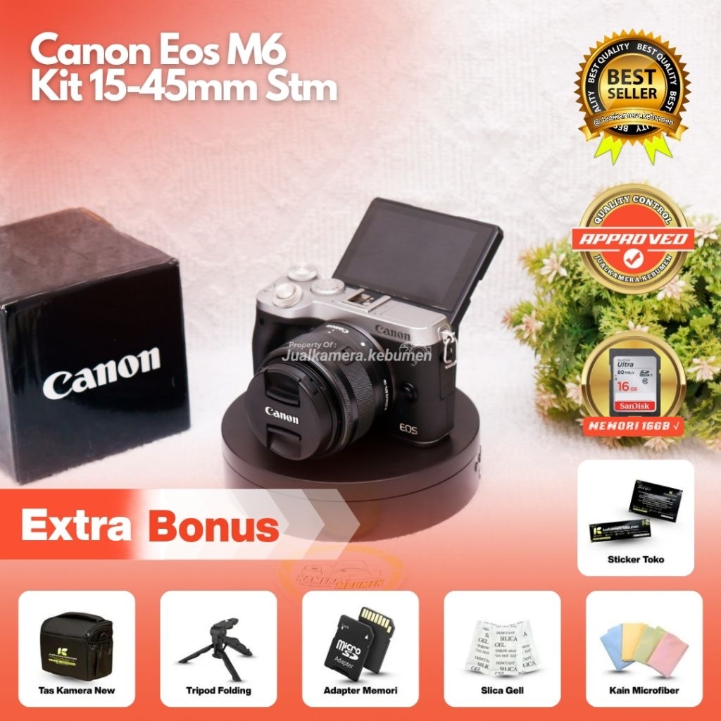 KAMERA MIRRORLESS M6 CANON EOS M6 CANON M6