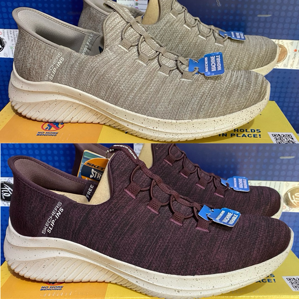 Size 42 Sepatu Skechers Ultra Flex Slip Ins Men Original
