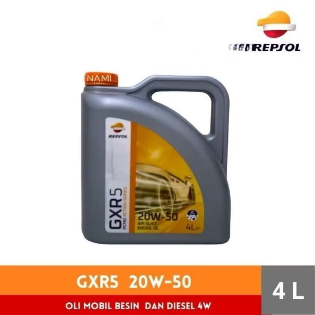 OLI MESIN MOBIL REPSOL GXR5 20W-50 4L