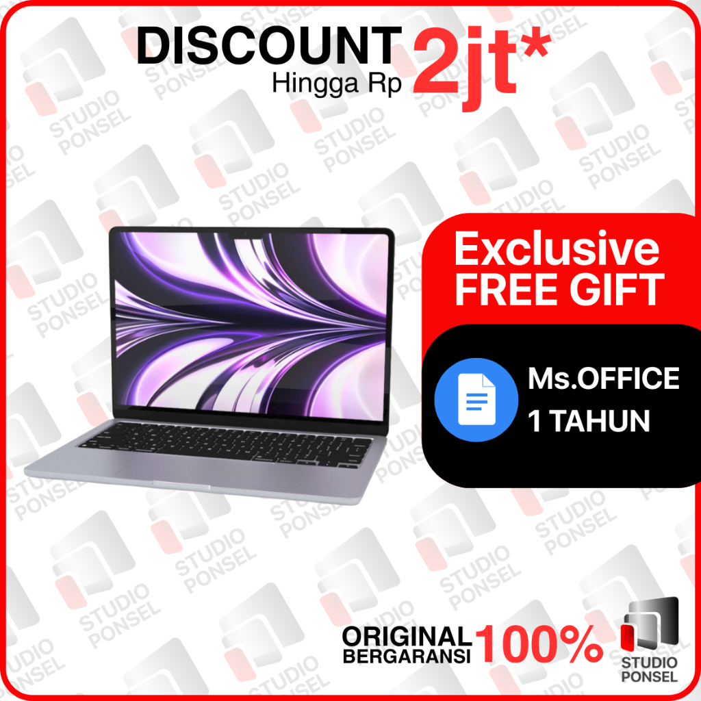 MacBook Air M2 Chip 2024 13-Inch 512GB 256GB RAM 16GB 8GB