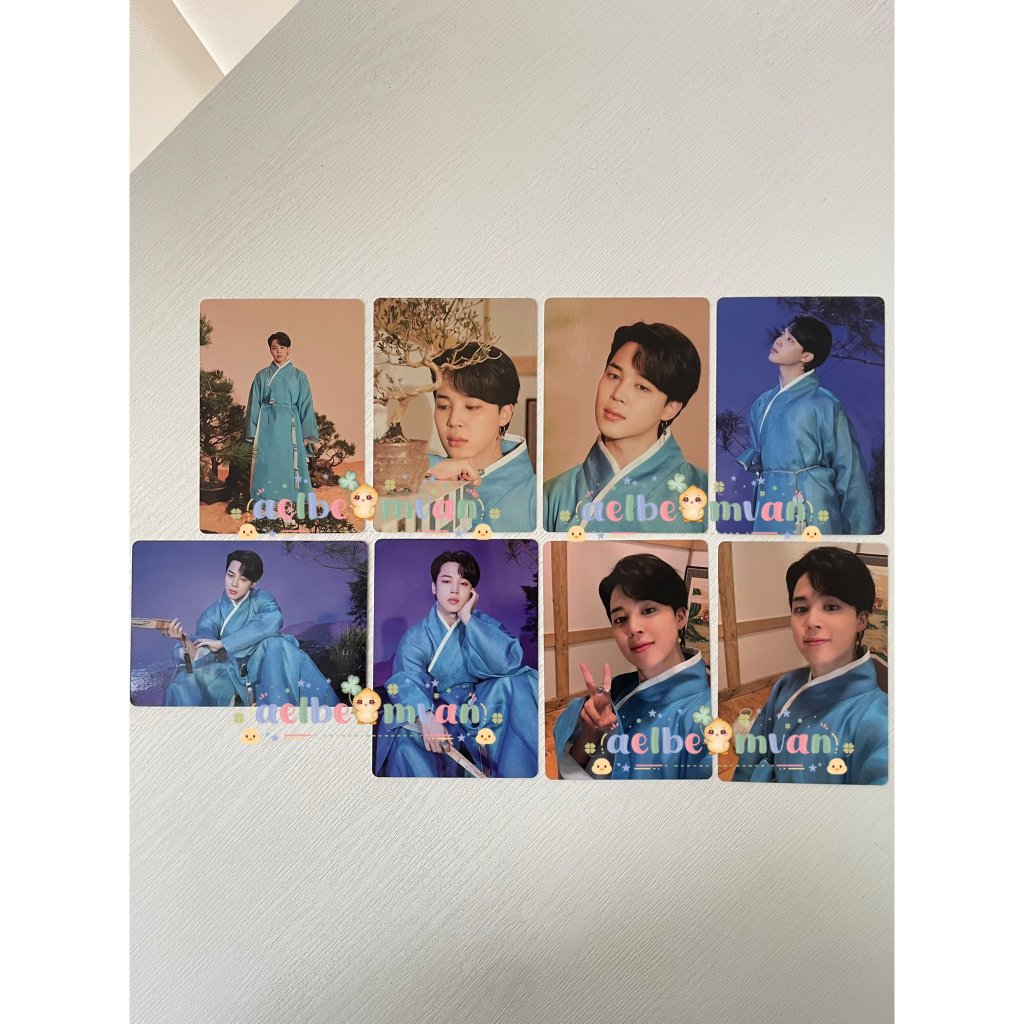 READY STOCK bts jimin mini photocard dalmajung 2021 2022 set mpc pc jm dalma21 dalma22