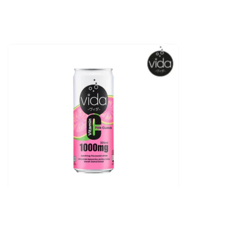 VIDA Vitamin C Sparkling Pink Guava Flavour