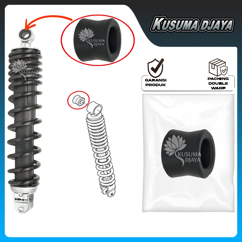 KARET DUDUKAN SHOCK BELAKANG VARIO 125 - 150 FI/ESP OLD NEW SATUAN