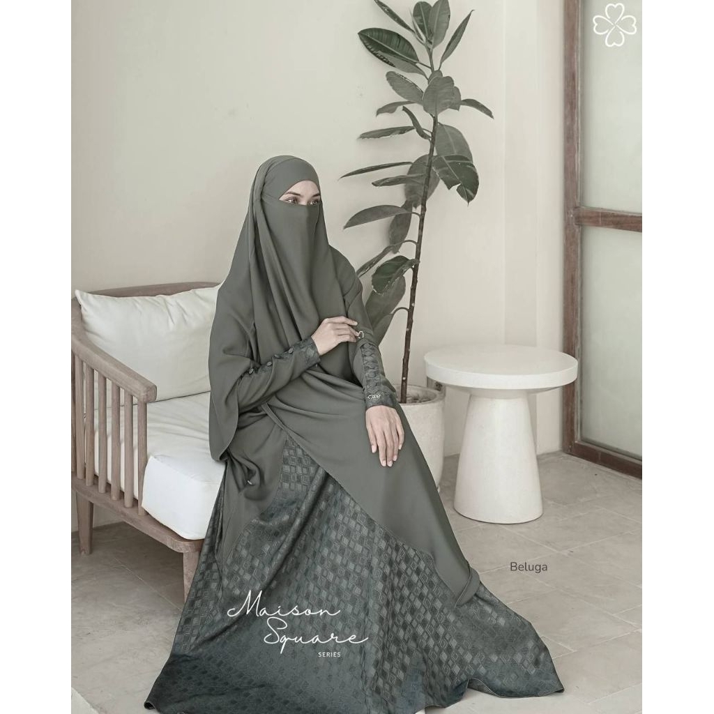 MAISON SQUARE SERIES BY MAHIRA | GAMIS MAHIRA TERBARU | MAHIRA INDONESIA | GAMIS SET SYAR'I