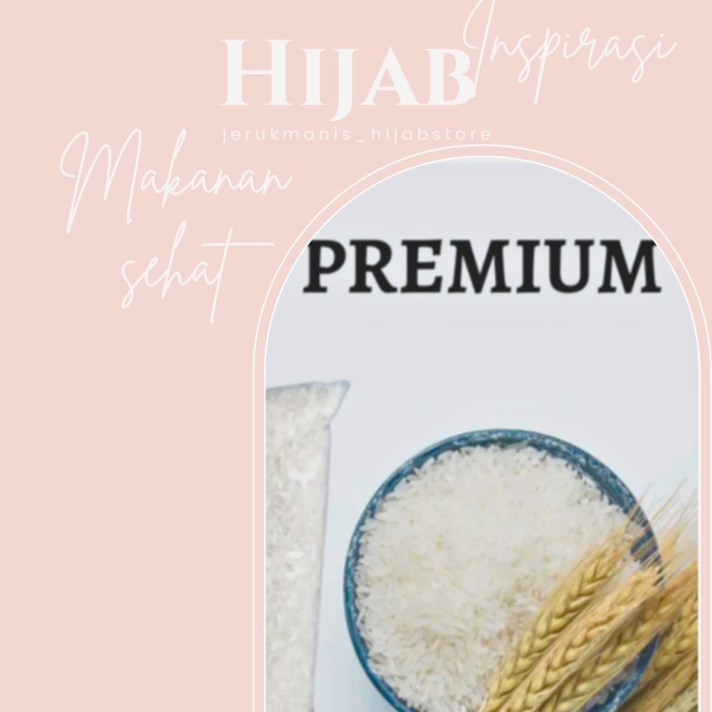 Beras 1kg Kemasan Plastik I Beras ECER