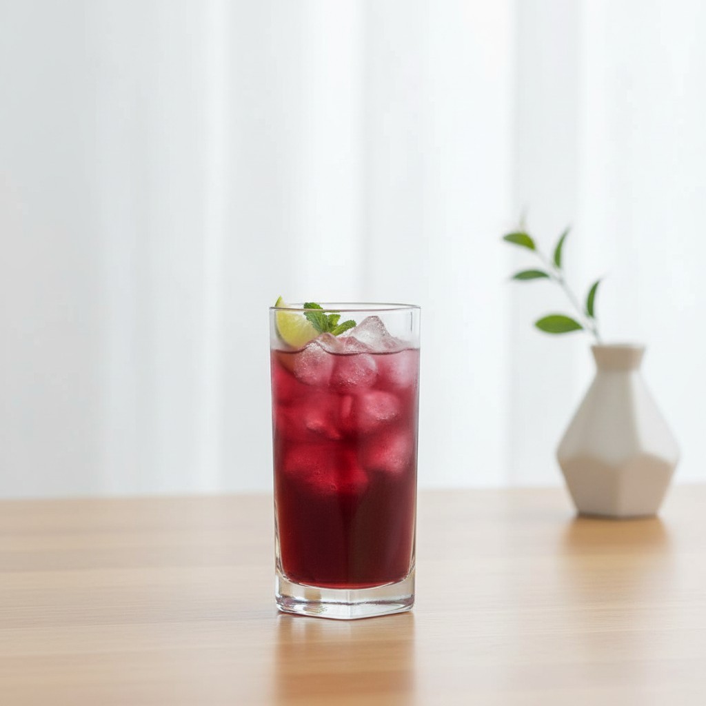 Gelas Kaca Kaki Segi HOKKAIDO Citinova 350ml Gelas Kaca Unik Sedang Polos