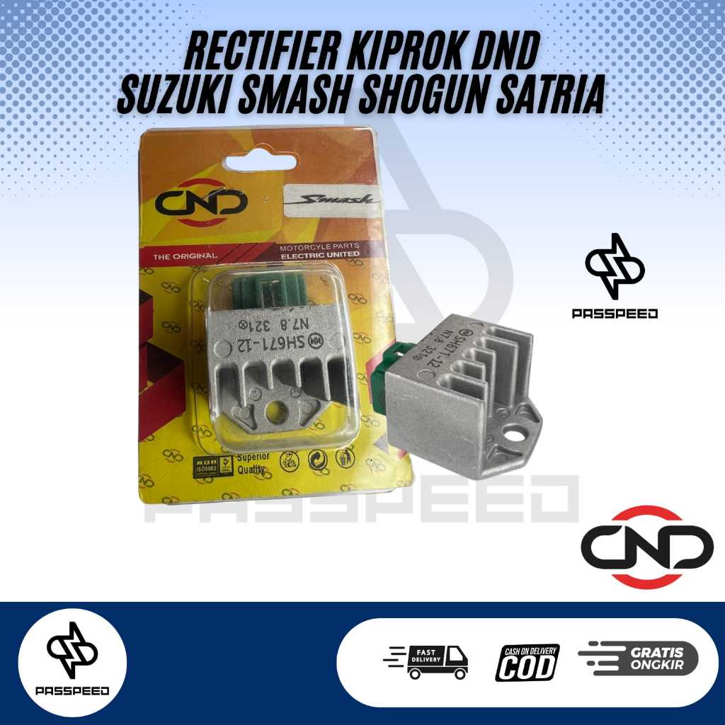 RECTIFIER KIPROK SUZUKI SMASH SHOGUN 125 SATRIA FU SPIN 125 KIPROK DND KUALITAS ORIGINAL