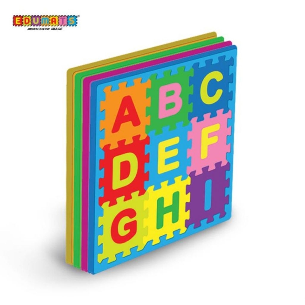 Karpet Edumats / Matras Puzzle Motif Abjab Jumbo Edumat Karpet Matras Puzzle Tikar Huruf EDM Playmat