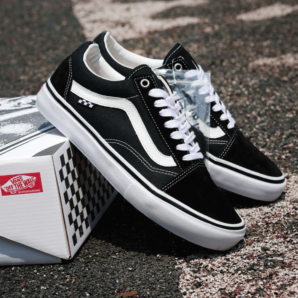 Vans Oldskool Pro Skateboarding Black White