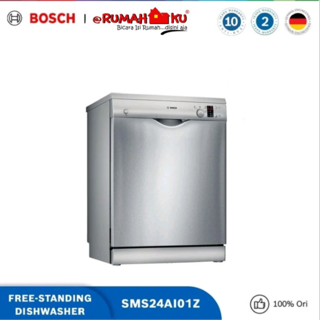 Bosch SMS24AI01Z Seri 2 Freestanding Dishwasher