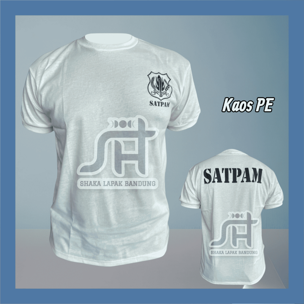 Kaos Satpam / Kaos Krem Satpam / Baju Satpam / Atribut Satpam / Baju Security