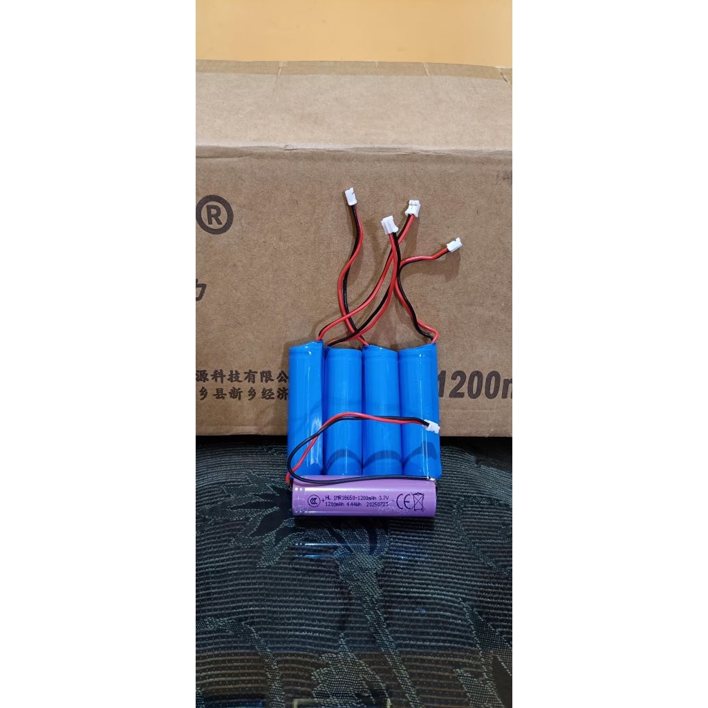 baterai 18650 litium 3,7V/4,2V 1200mah (baru)
