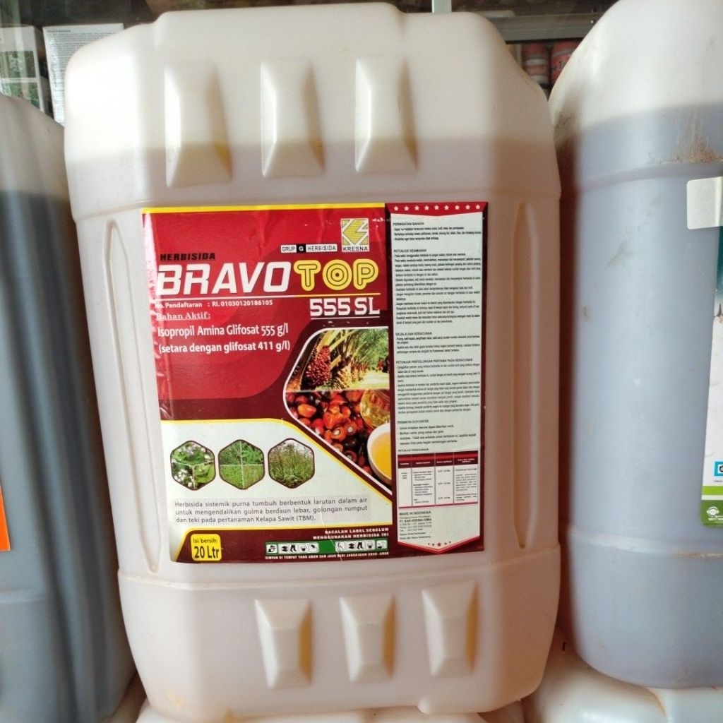 Herbisida Bravotop 555 SL Kemasan 20 Liter