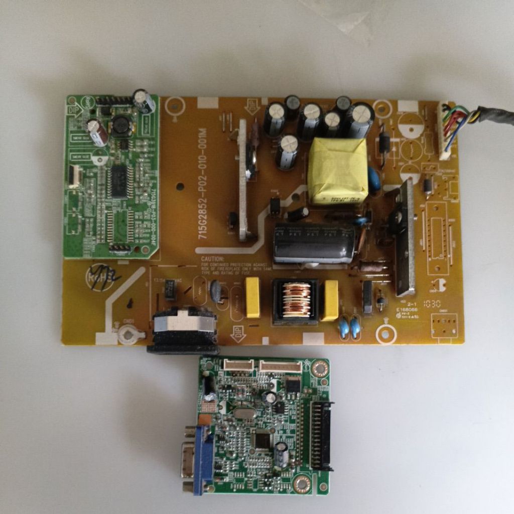 Mainboard Dan power Supply monitor Acer X163WL