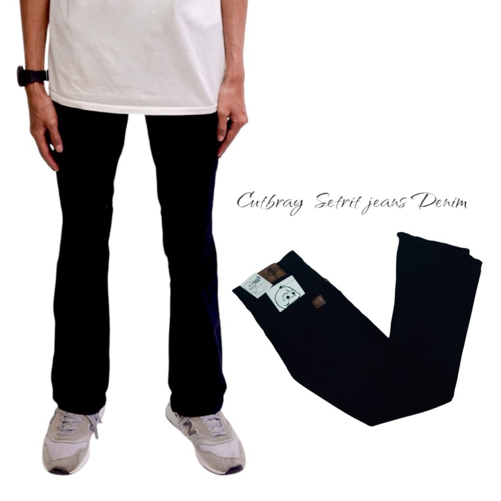 Celana Cutbray Jeans Panjang celana jeans cutbray panjang pria jeans BOOTCUT Pria