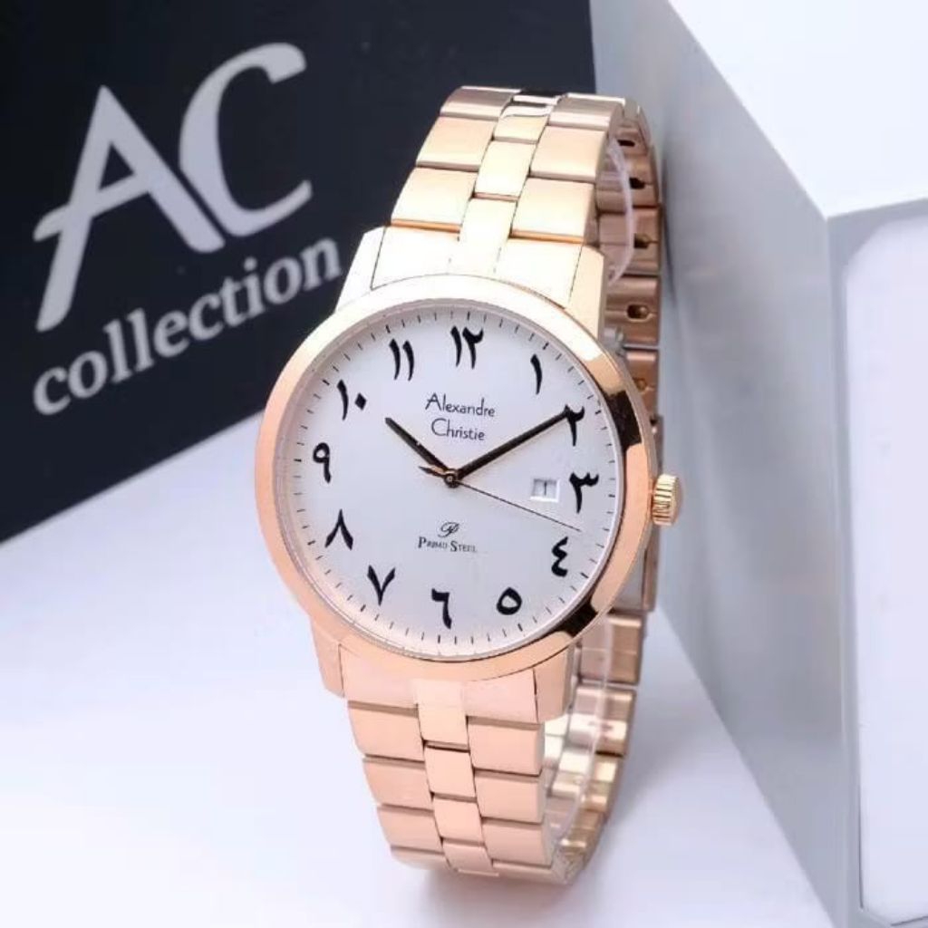 Terbaru Jam Tangan Pria Alexandre Christie 1007 AC1007 Angka Arab [ORIGINAL]